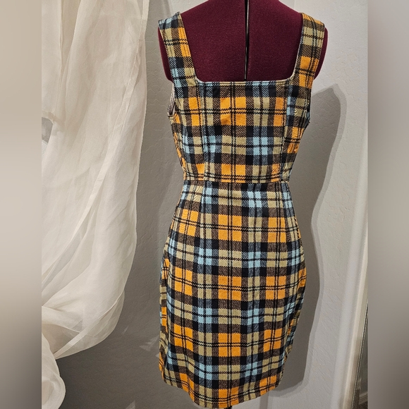 Urban Outfitters Button-Down Plaid Dress, Sz 4 - Picture 5 of 6
